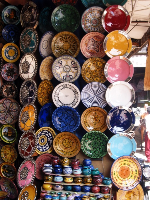 colorful souks plates