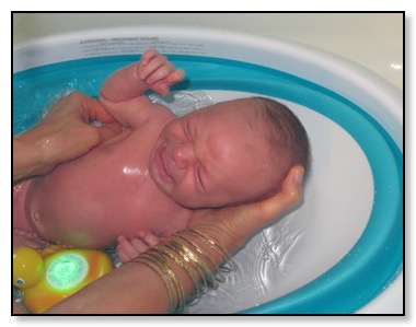 baby first bath