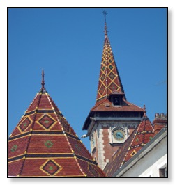 Church tile roof