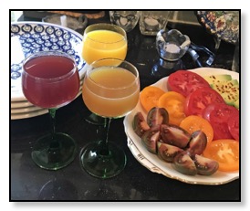 colorful breakfast