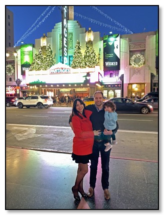 Dar and Family at Wicked Hollywood Blvd