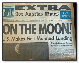 LA Times .. on the moon