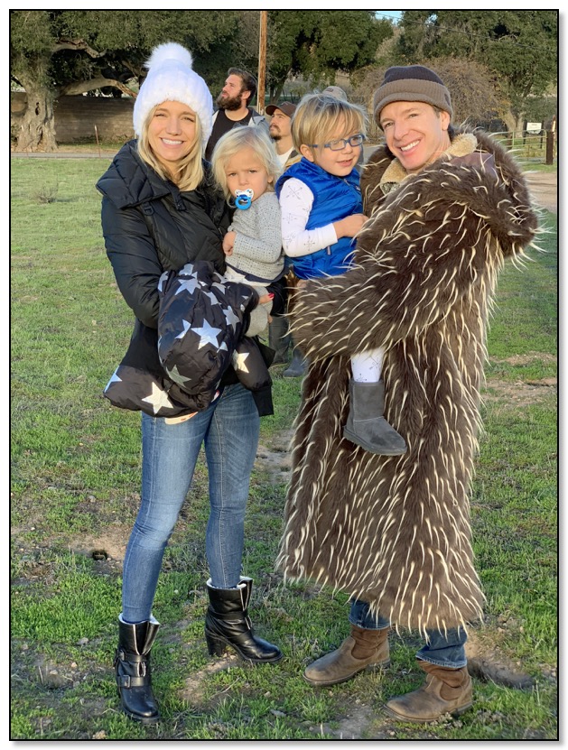 Mel, Tom, Arrow, Tiger at Hot Air Balloon Dec 2019