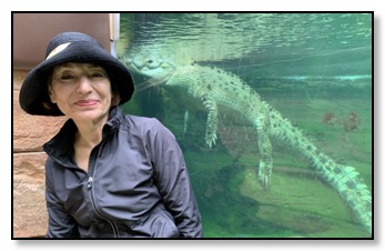 nazy and croc at sydney zoo-ish