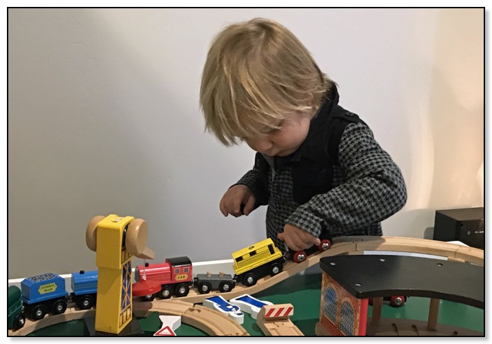 Tiger and his trains
