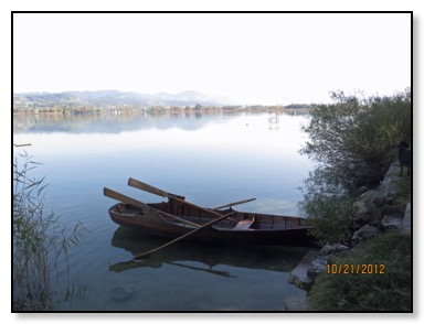 bigger rowboat on lake