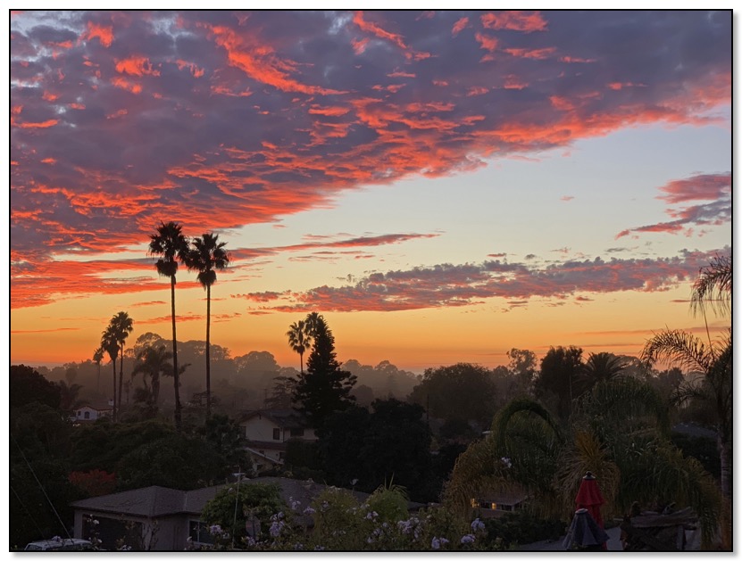 cloudy fellowship sunset Dec 2018