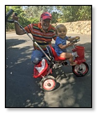 dan and arrow trike July 2017