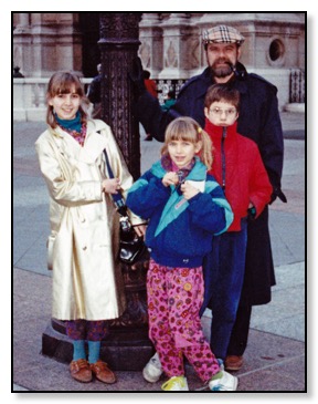 dan and kids 1990 The Hague fixed