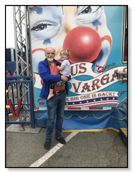 dan and tiger at the circus