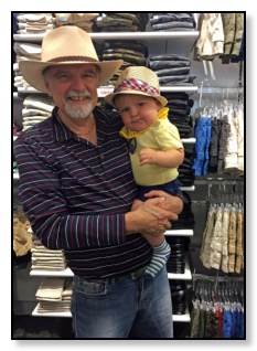 dan and tiger with hats june 8 2015