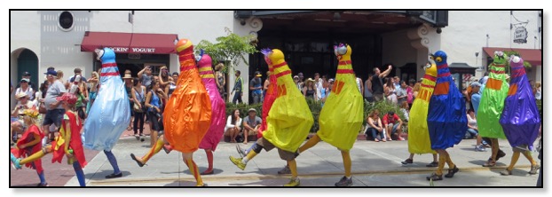 marching bowling pins