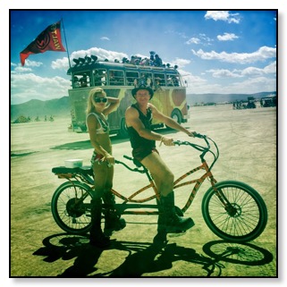 photoshopped burning man photo