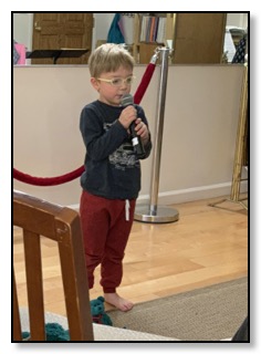 Tiger at singing class Feb 2019